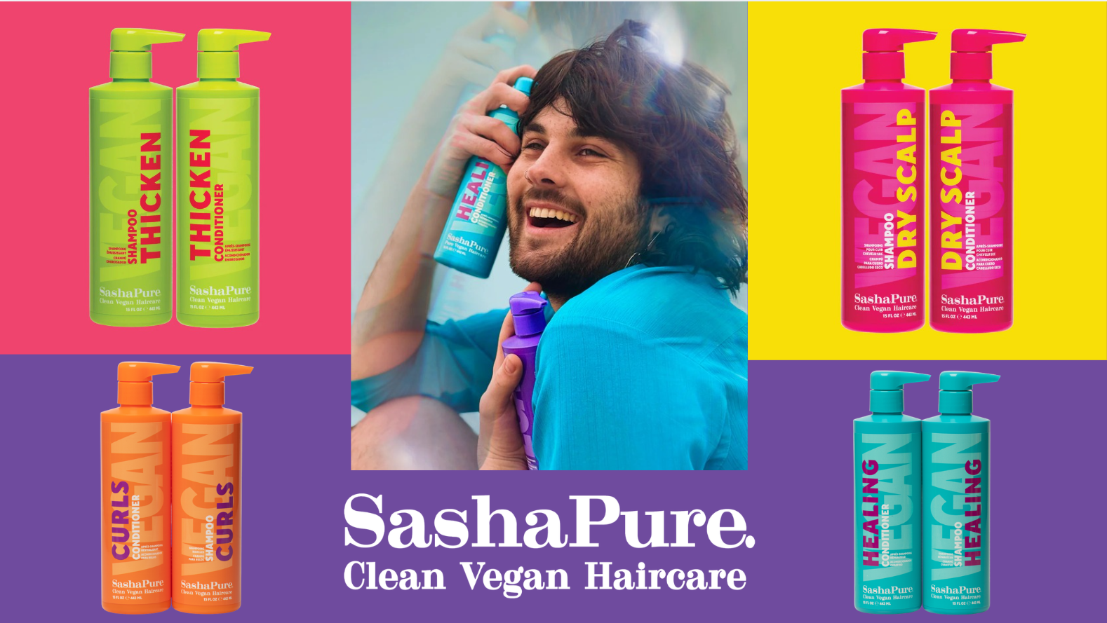 SashaPure Clean Vegan Haircare