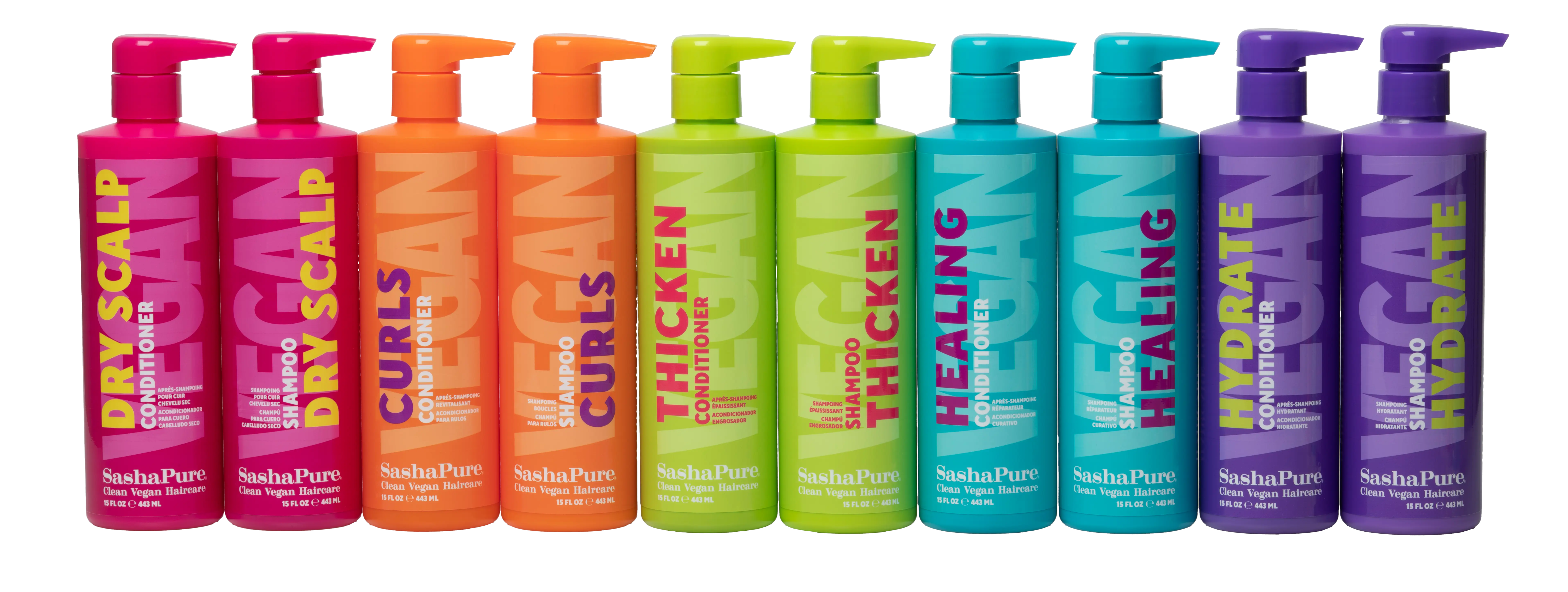 SashaPure haircare products